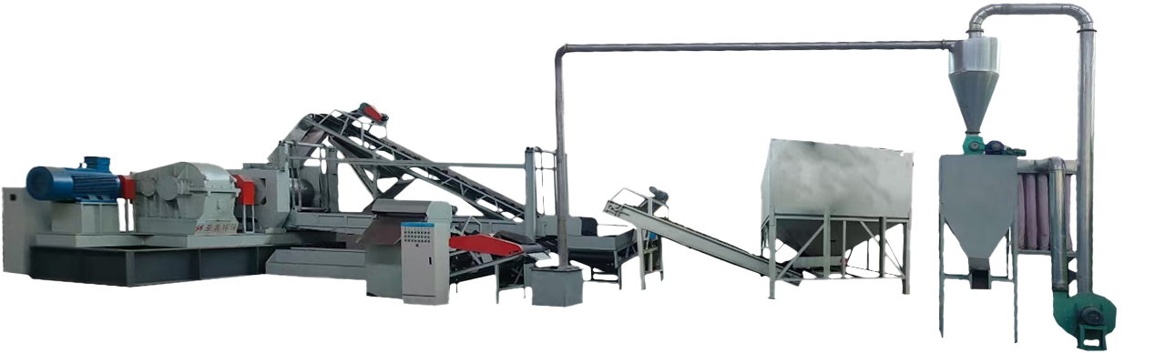 Maschine zur Herstellung von wiedergewonnenem Gummi