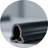 Gummi-/Silikon-Extrudermaschine